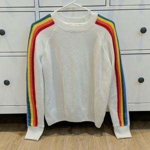 Rainbow Sleeved Sweater